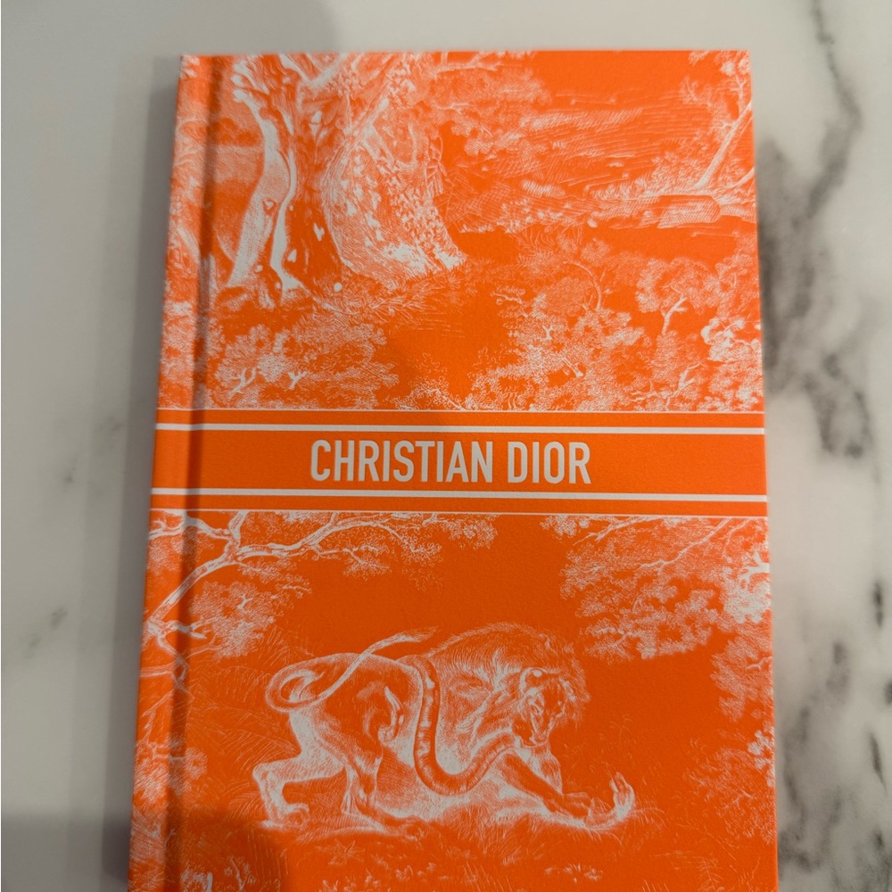 Christian Dior Riviera Toile de Jouy Orange Notebook